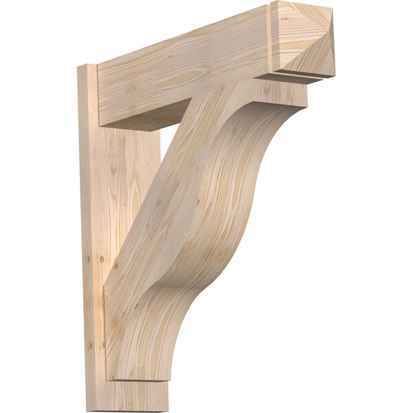 Ekena Millwork Funston Smooth Arts and Crafts Outlooker, Douglas Fir, 7 1/2"W x 30"D x 30"H OUT08X30X30FST03SDF - main